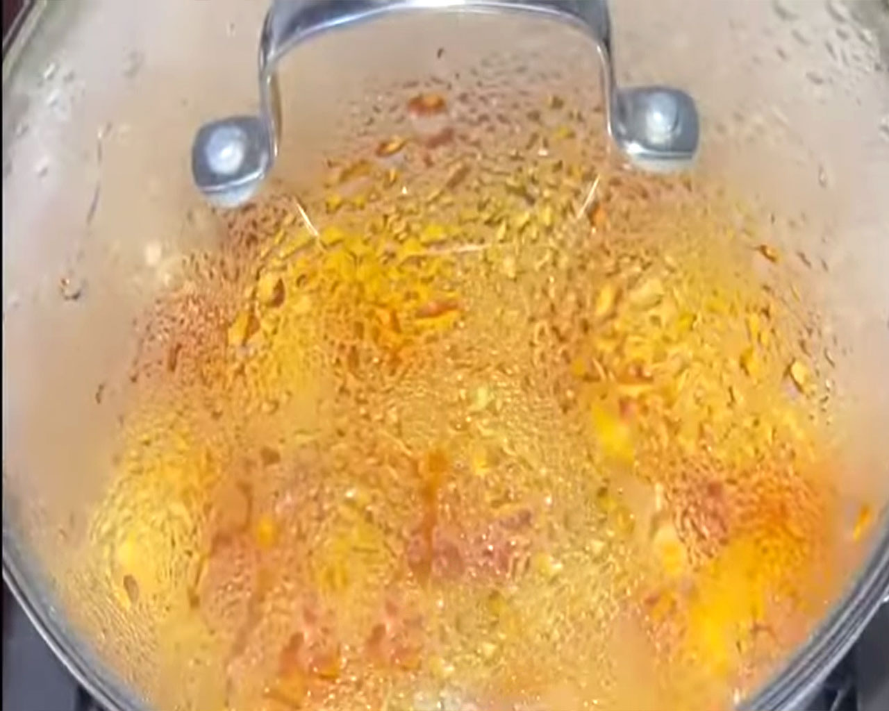 Aloo Gobi is being cooked