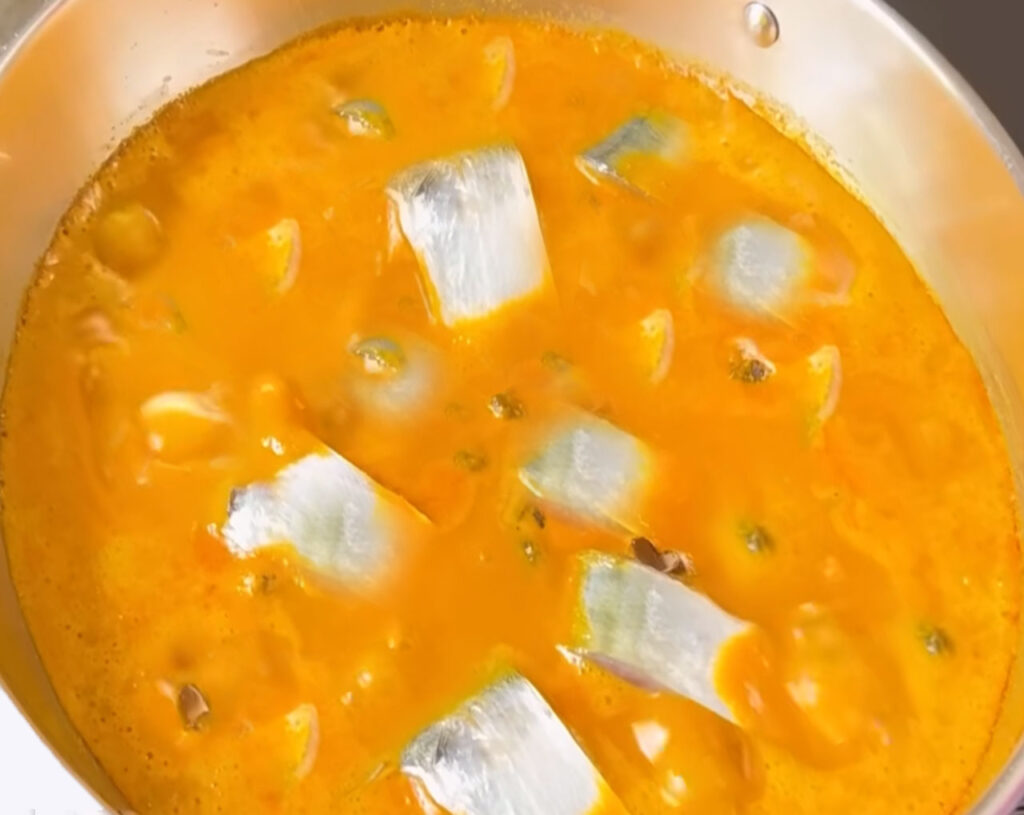 fish in curry