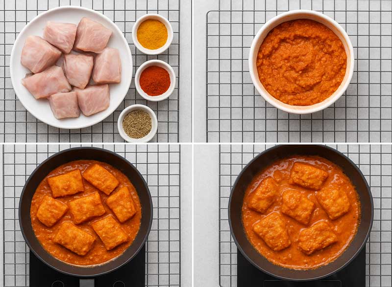 goan fish curry recipe making steps