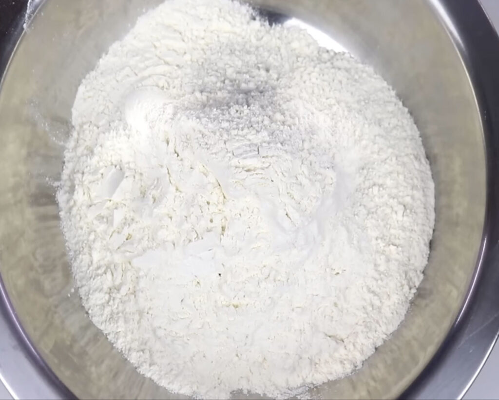 prepare dough for samosa recipe step 1