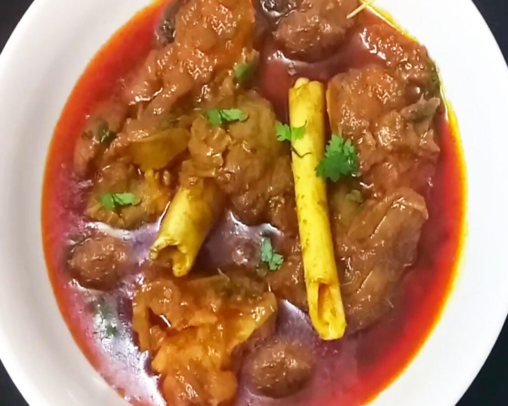 Rogan Josh on white plate