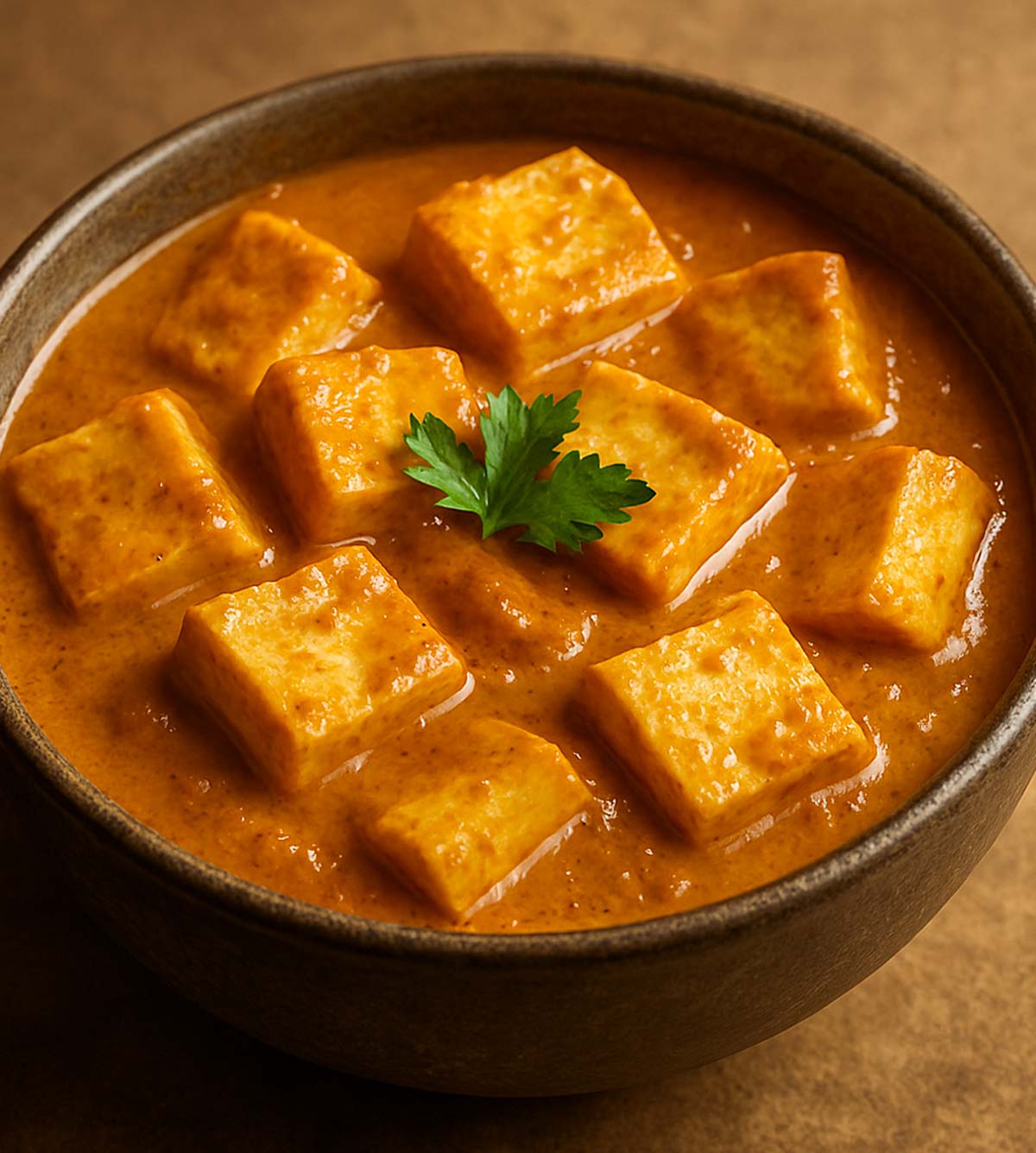 Restaurant-style Shahi Paneer served hot with rich creamy gravy, fresh coriander, and almond garnish.
