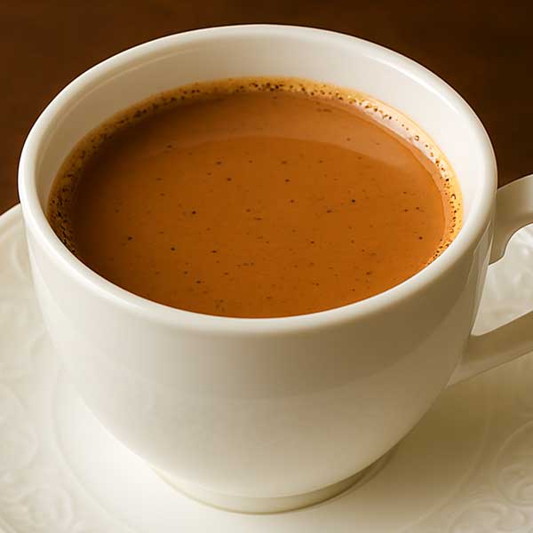 Indian tea made of herbs and spices