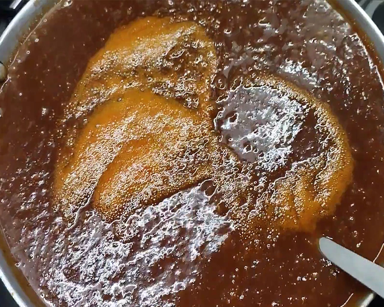 cooking tamarind imli chutney