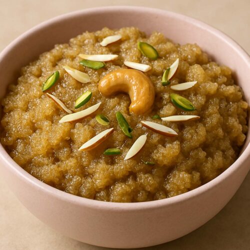 sooji halwa semolina dessert