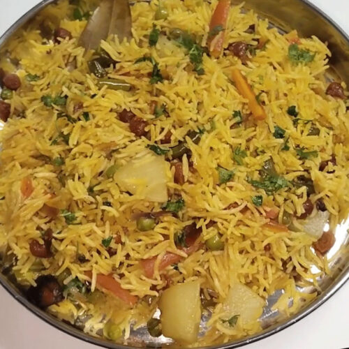masala pulao veg pilaf