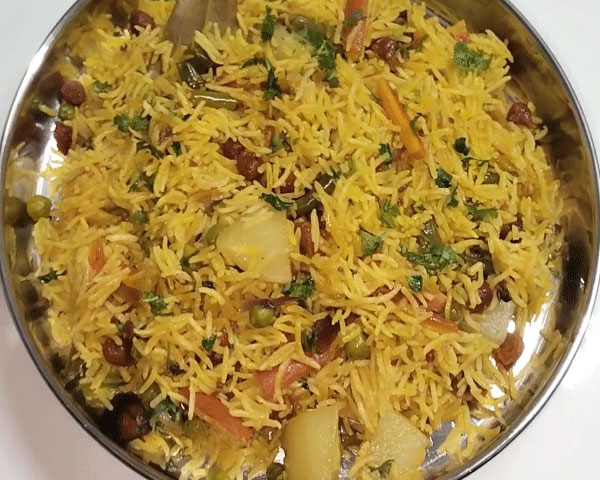 masala pulao indian veg pulao