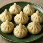 Modak perfectly shaped, with a glossy, soft outer layer