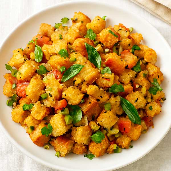 bread upma recipe
