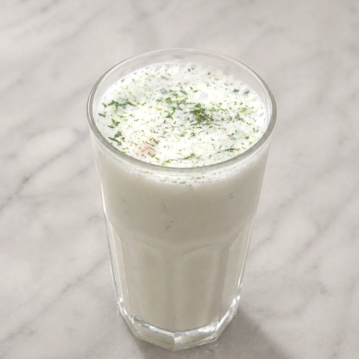 chaas drink in glass