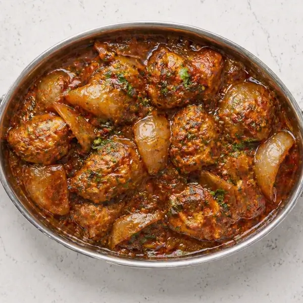 Chicken Do Pyaza Recipe (Indian Chicken with Double Onion Gravy)