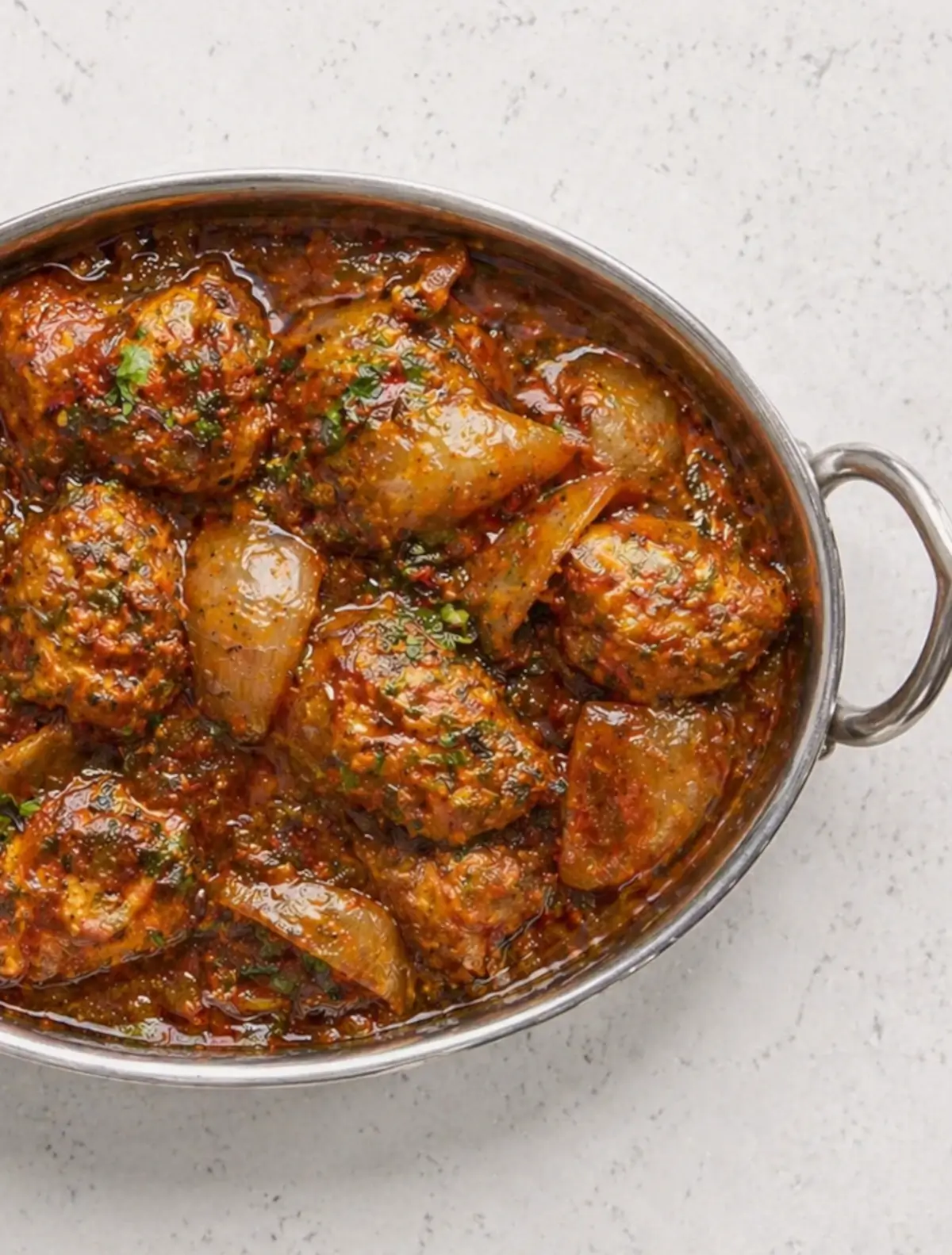 chicken do pyaza onion gravy indian recipe