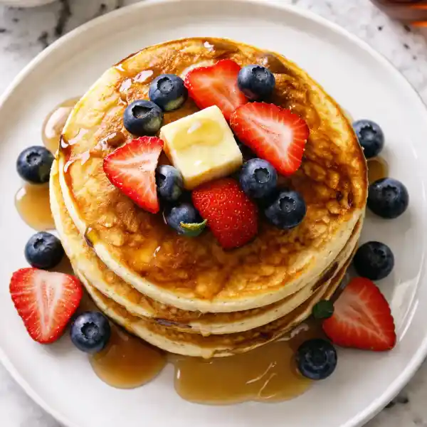 Eggless Pancakes Recipe Fluffy & Soft