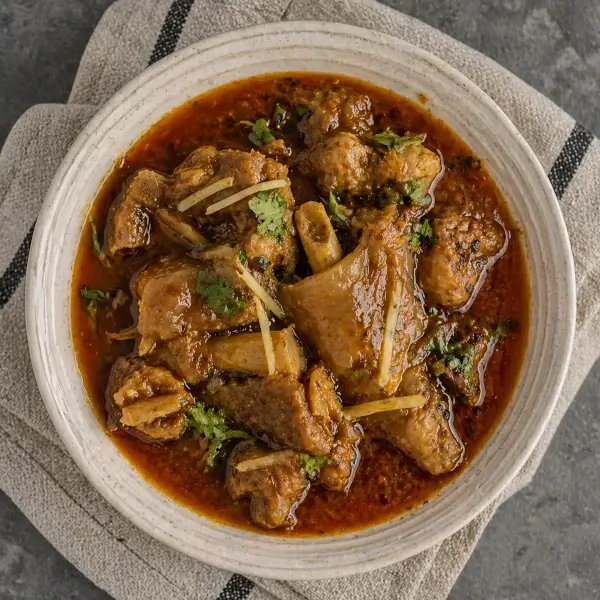 Mutton Paya Recipe (Slow Cooked Indian Lamb Trotters Curry)