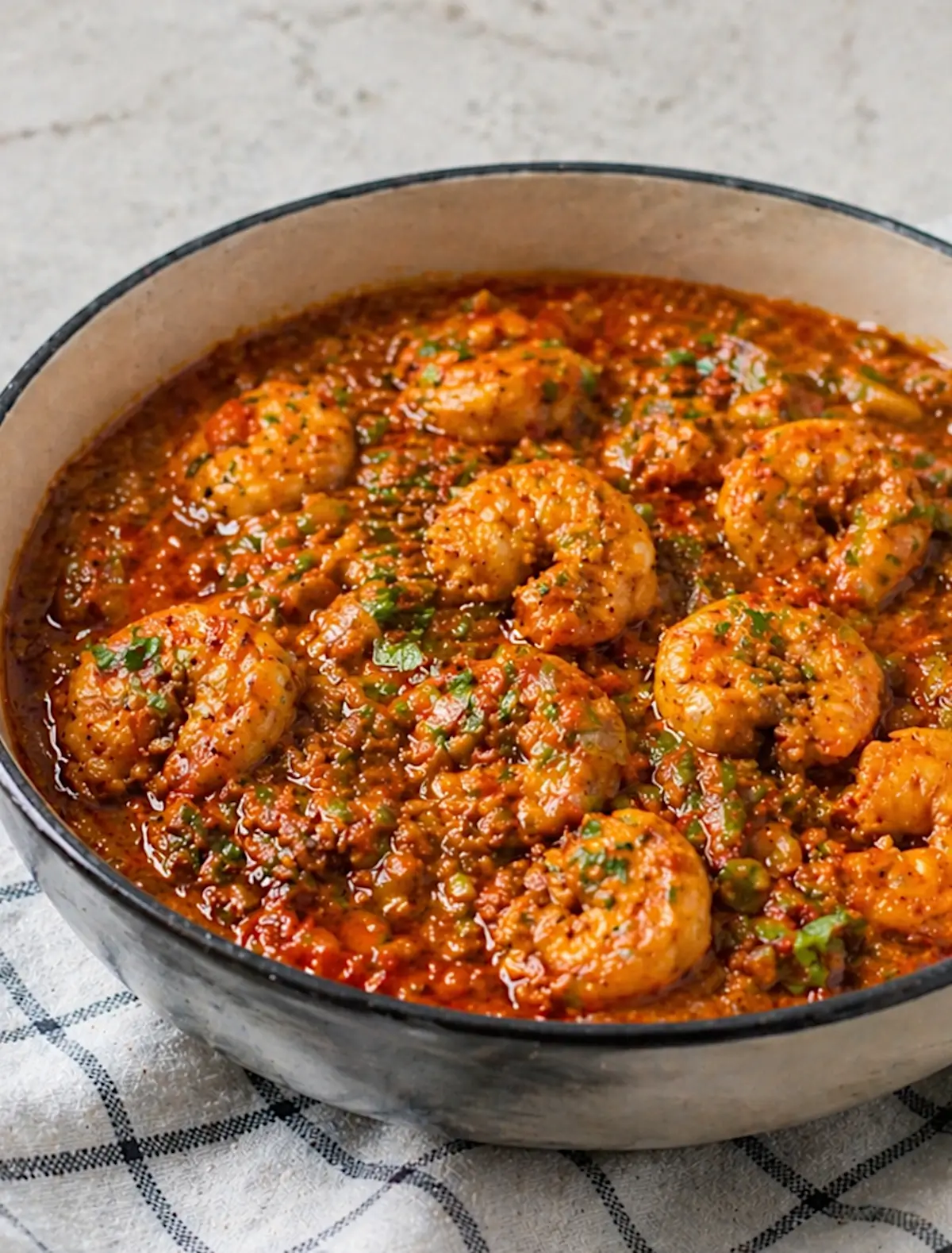 prawn masala curry gravy dish