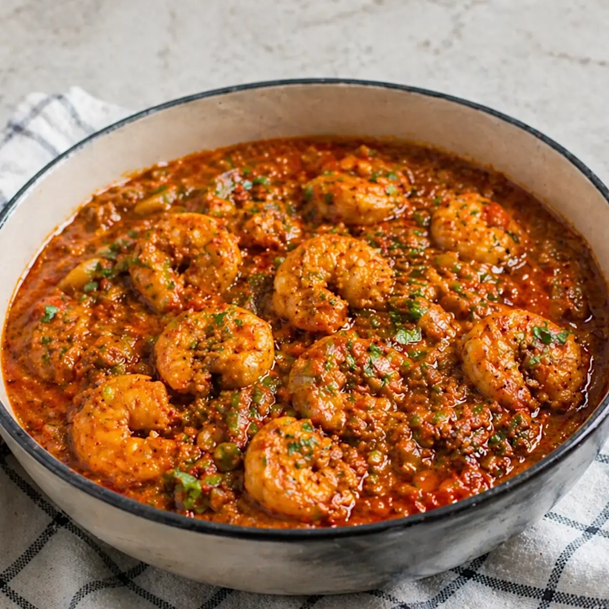 indian shrimp prawn masala curry